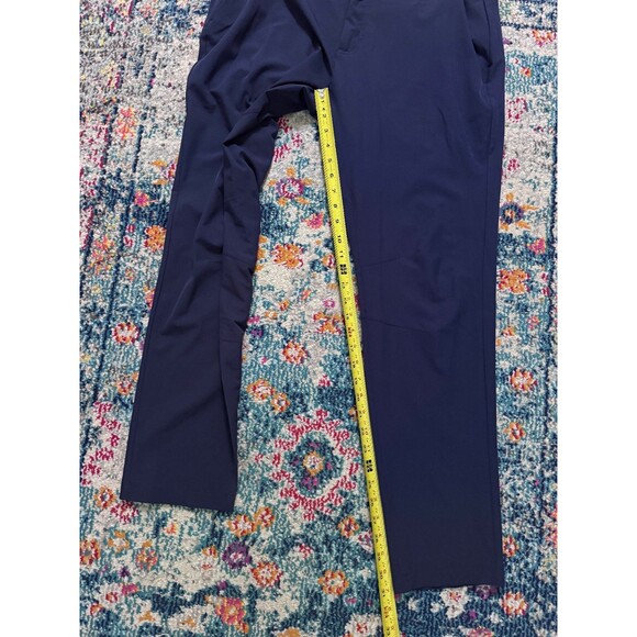 Fabletics The Only Pant Classic Fit Navy Performance Ankle Mens Size 34 x 32 - Picture 4 of 7